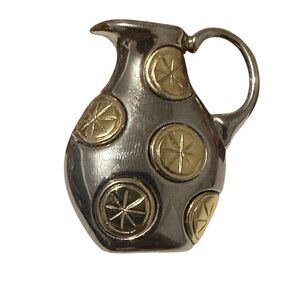 Liz Claiborne Elegant Gold and Silver Lemonade Brooch